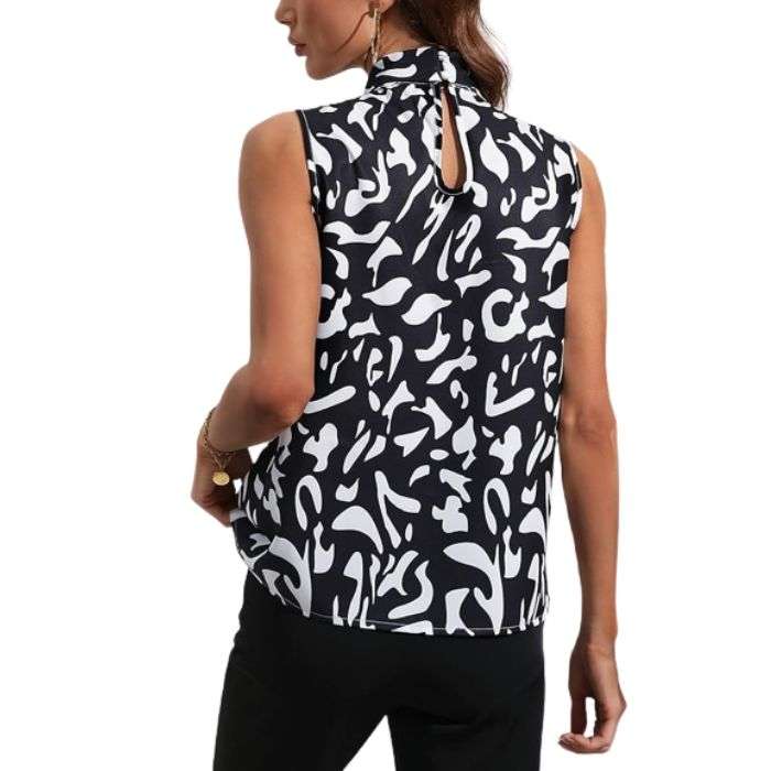 SweatyRocks Women's Elegant Graphic Blouse