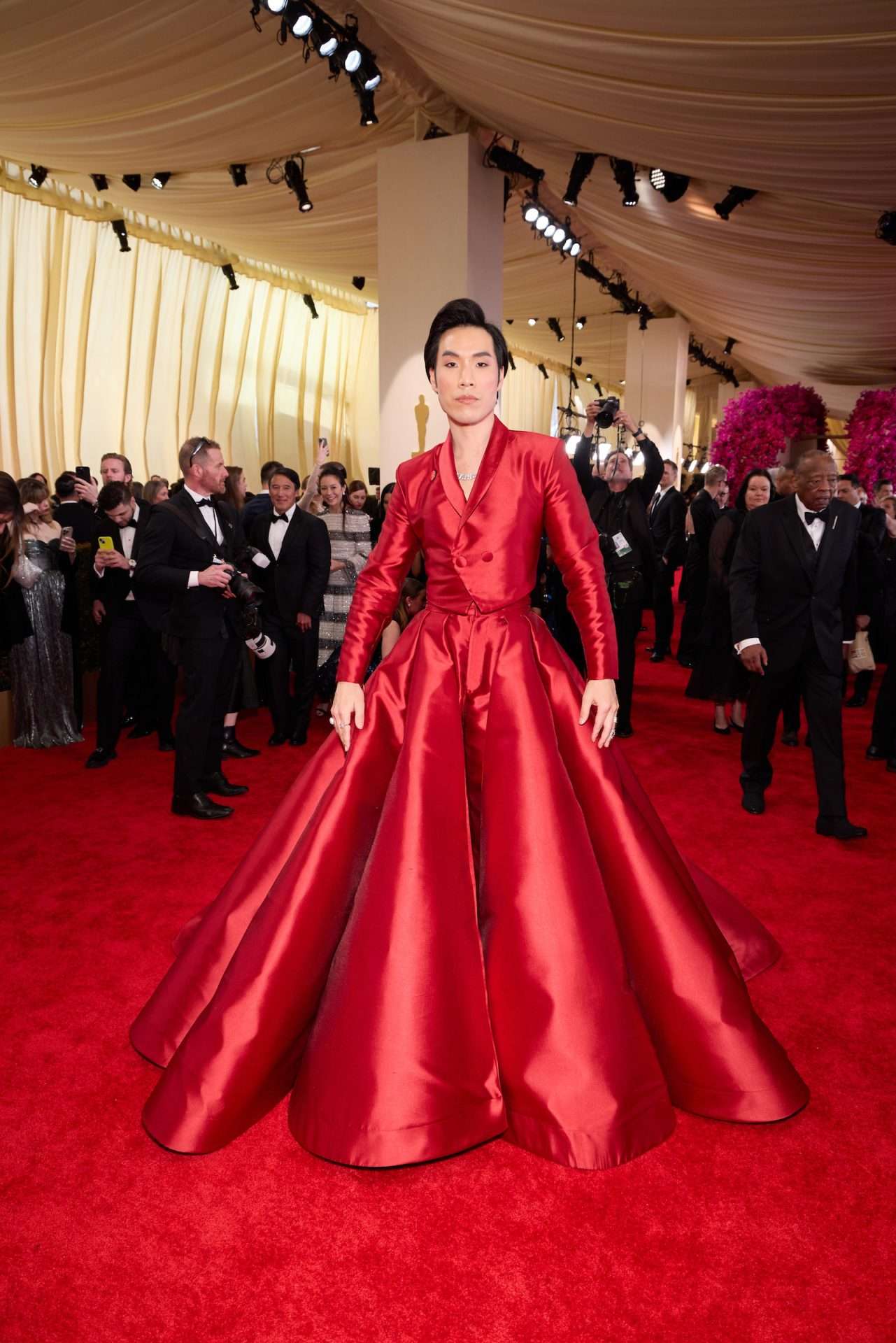 Eugene Lee Yang at the Oscar red carpet