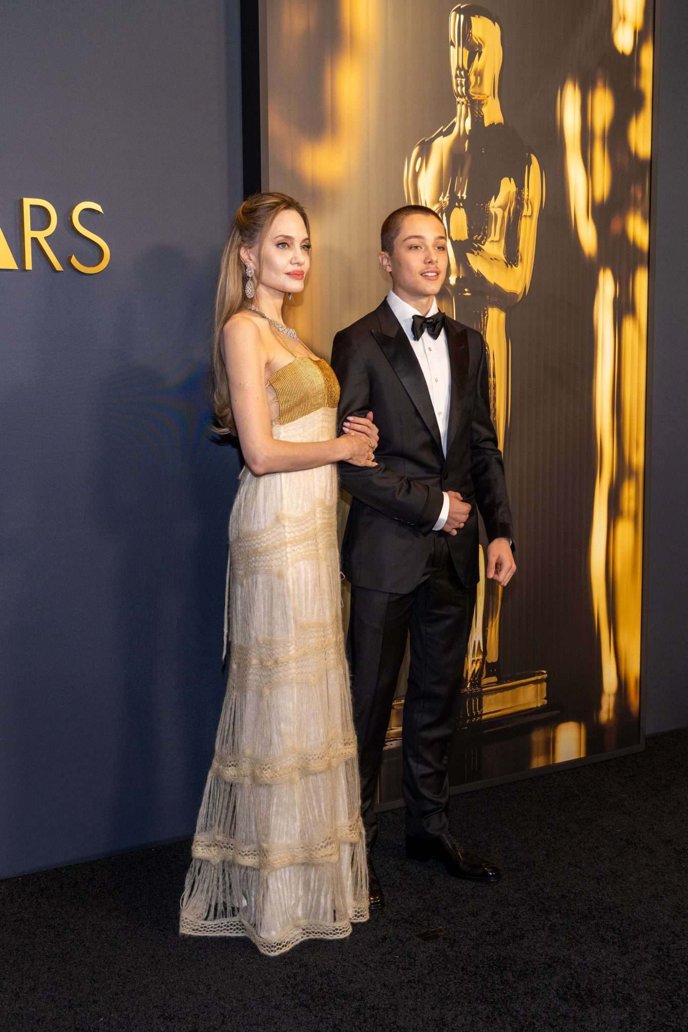 Knox Jolie-Pitt and Angelina Jolie