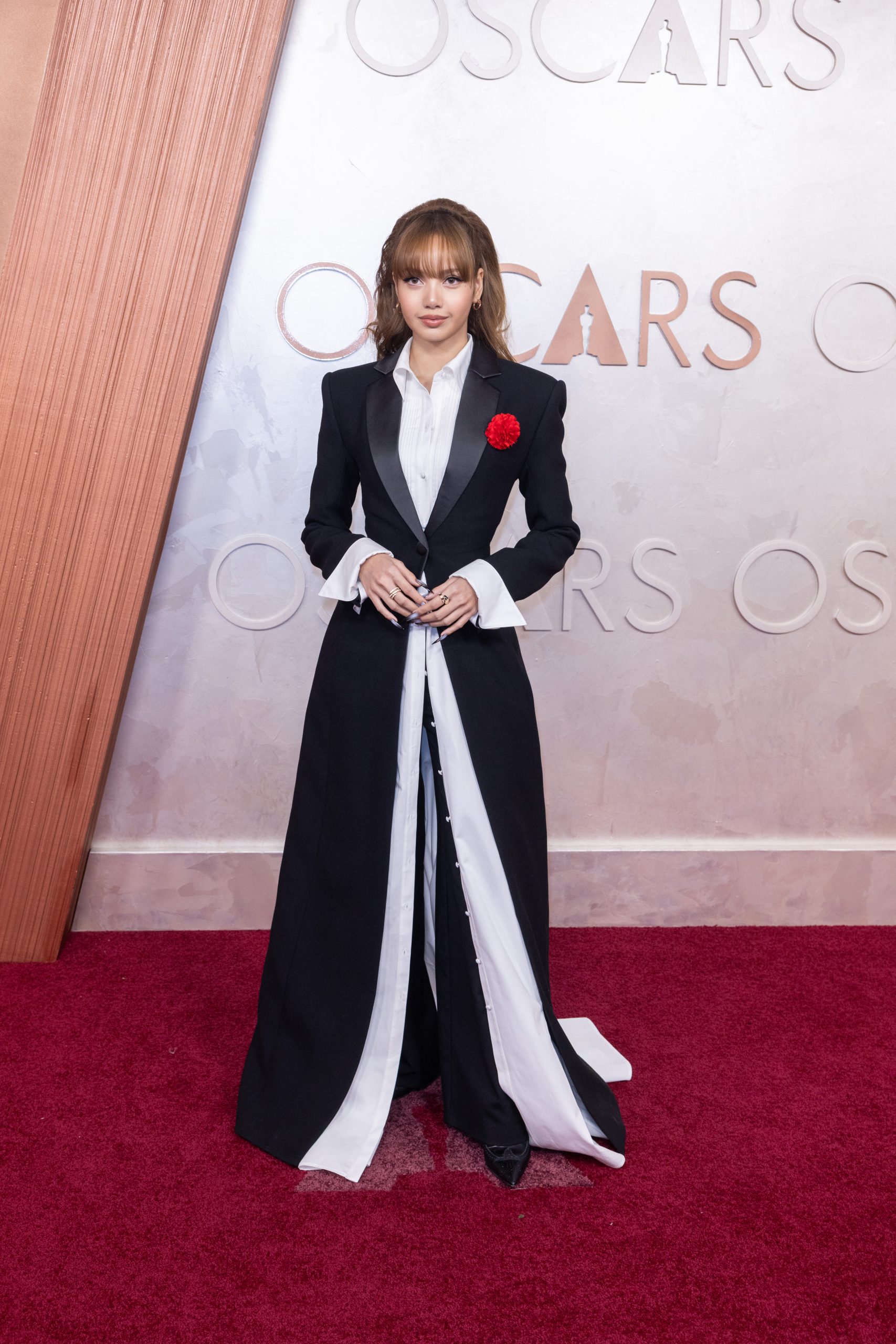 LISA of Blackpink on the Oscars red carpet