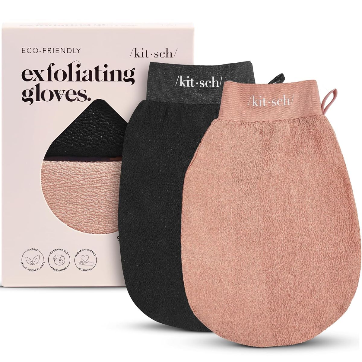 Kitsch Exfoliating Gloves 1