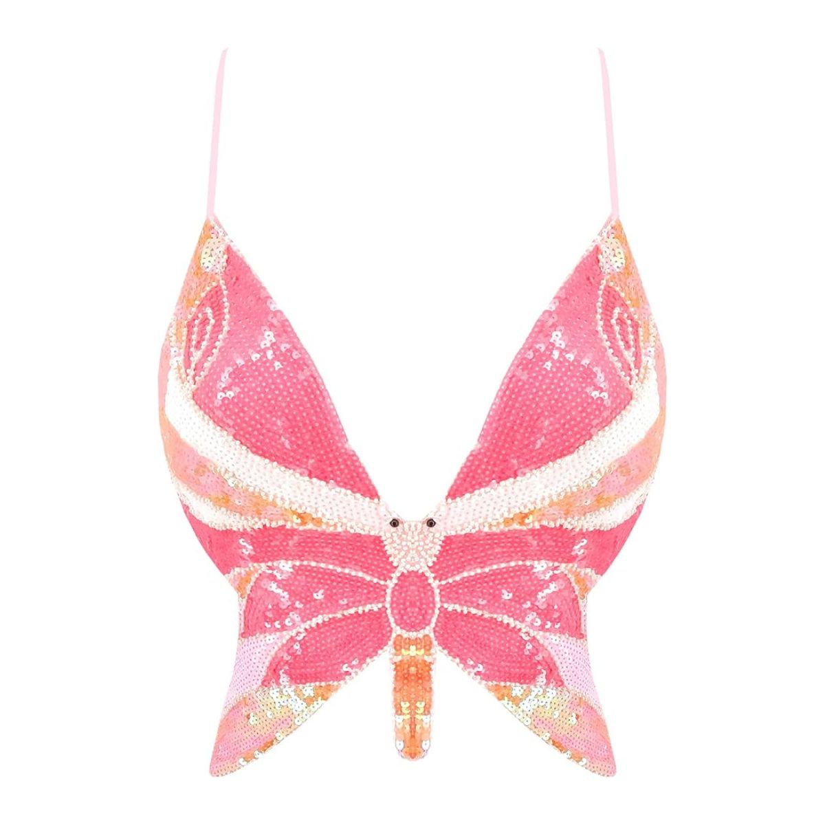 Multicolored Butterfly Top Image 1