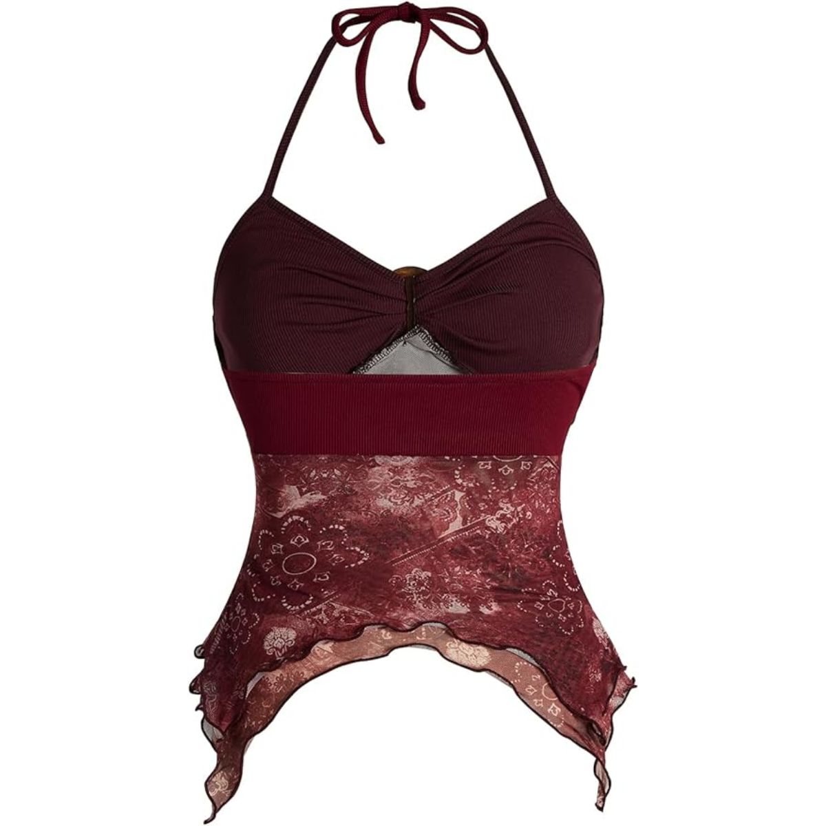 Y2K Red Halter Top Image 2