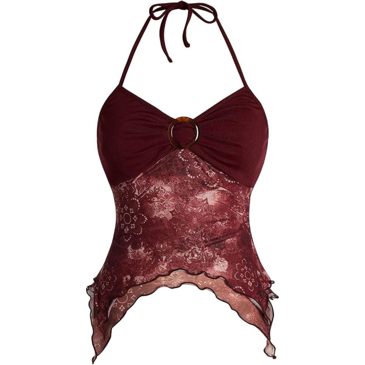 Y2K Red Halter Top Image 1