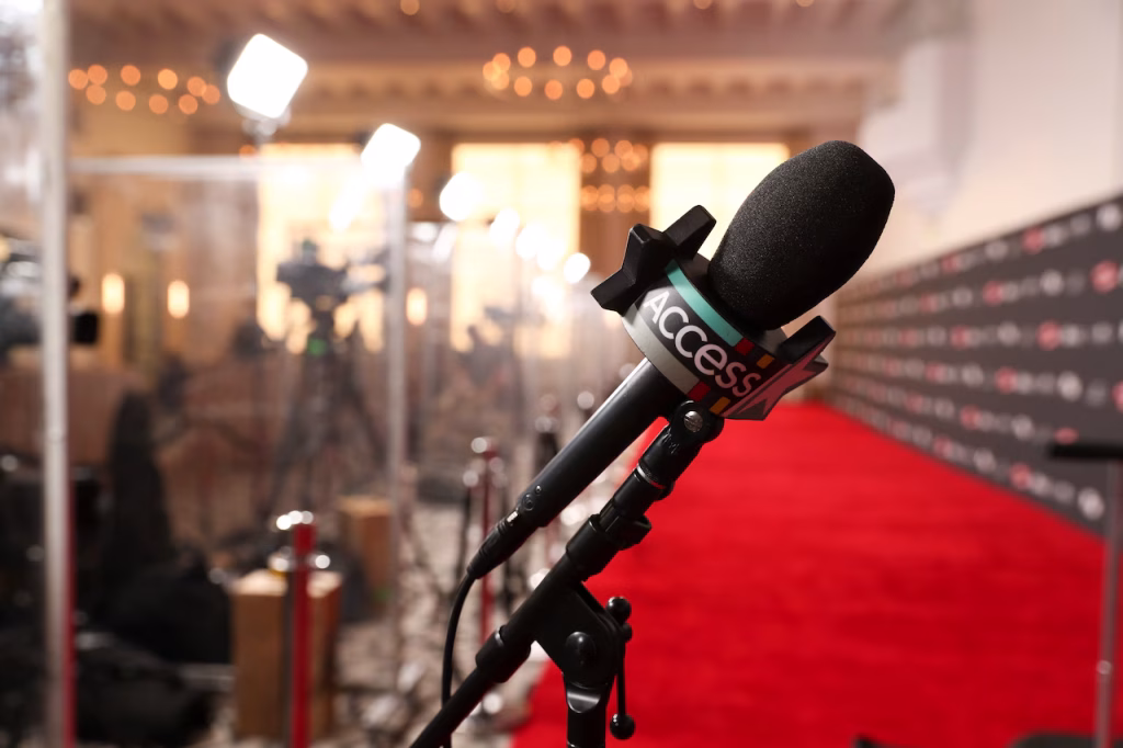 Red carpet interview